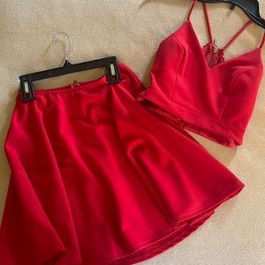 Two piece HOCO/Prom dress